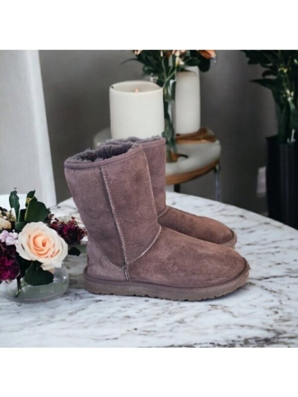 UGG Classic Short II Boots Size 6 Burnt Cedar Color - Picture 13 of 13